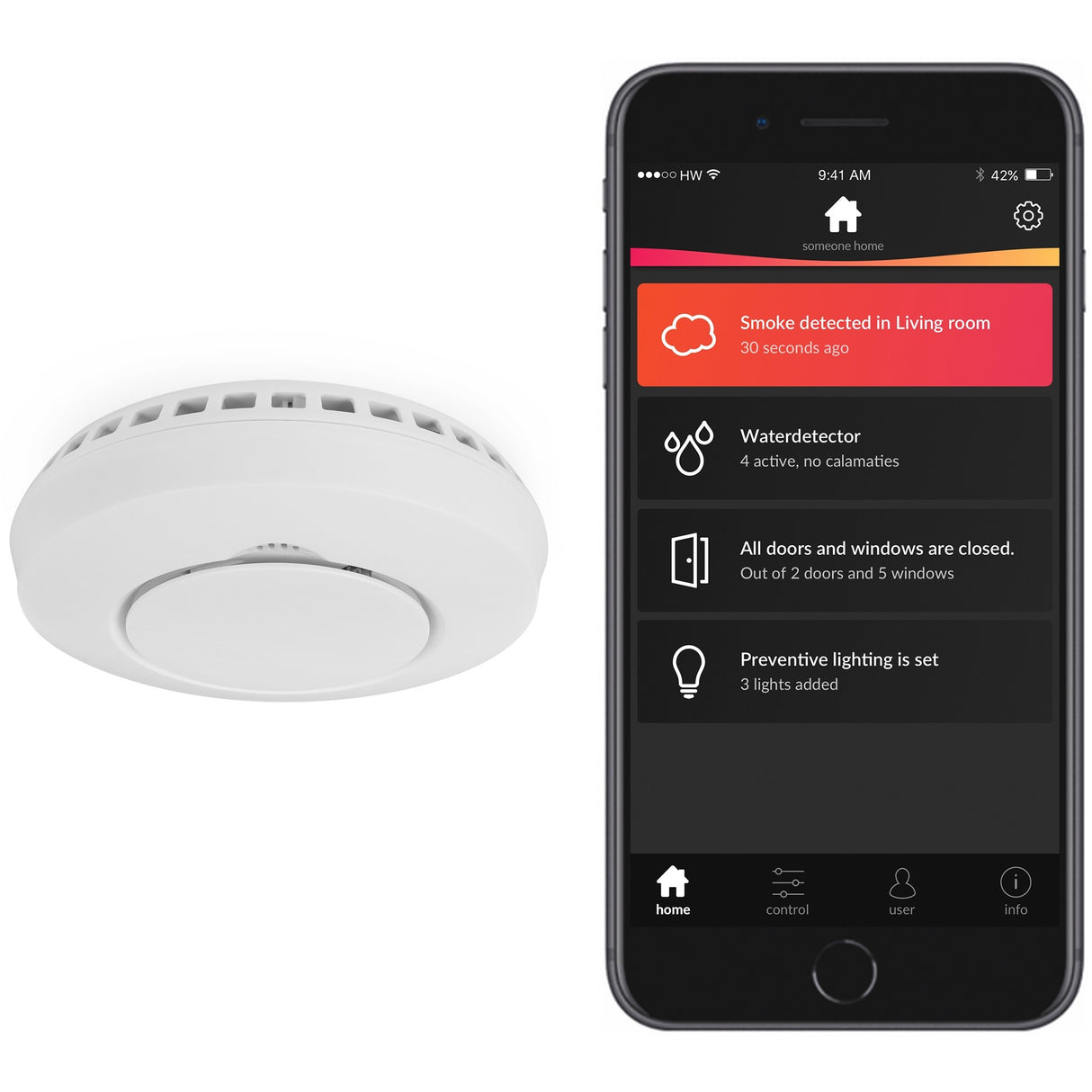 Smartwares SH8-90103 Détecteur de fumée