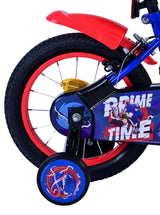 Sonic Prime Children's Bicycle - Boys - 14 pulgadas - Azul Rojo - Dos frenos de mano