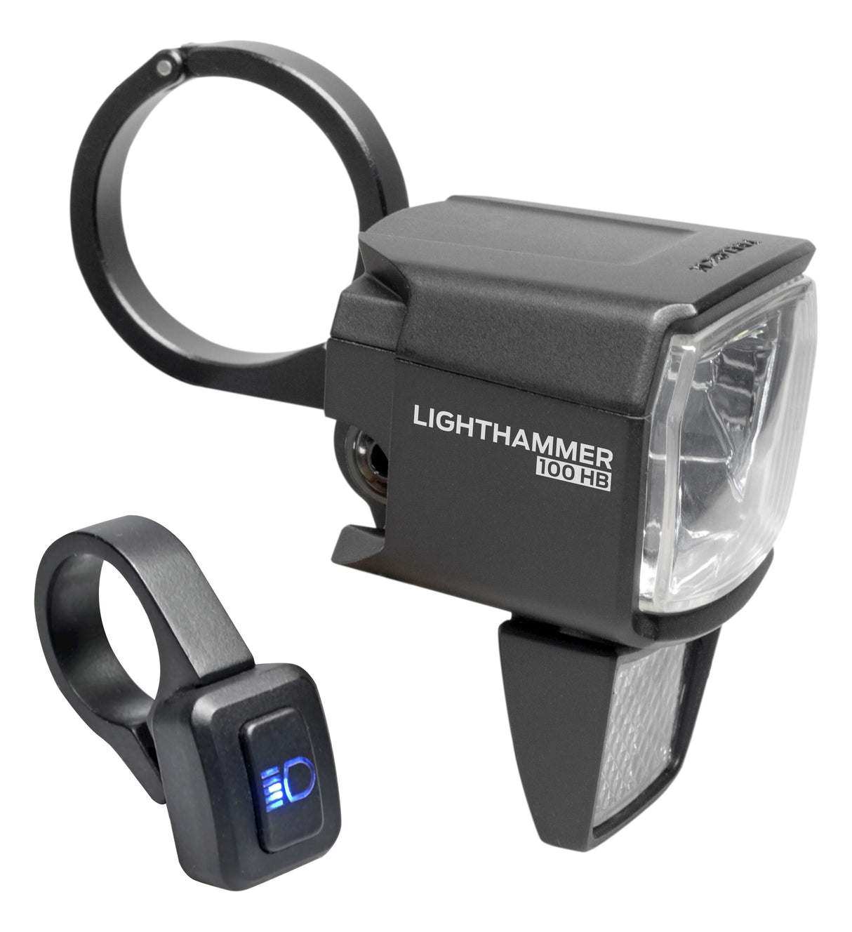 Trelock Scheinwerfer Lightthammer LS 890-HB E-B 12V DC 100 Lux