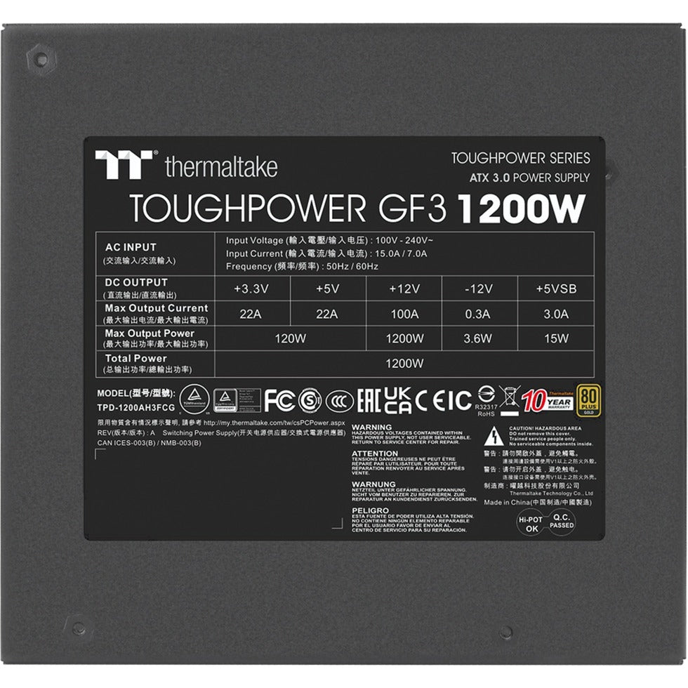 Thermaltake durpower GF3 1200W
