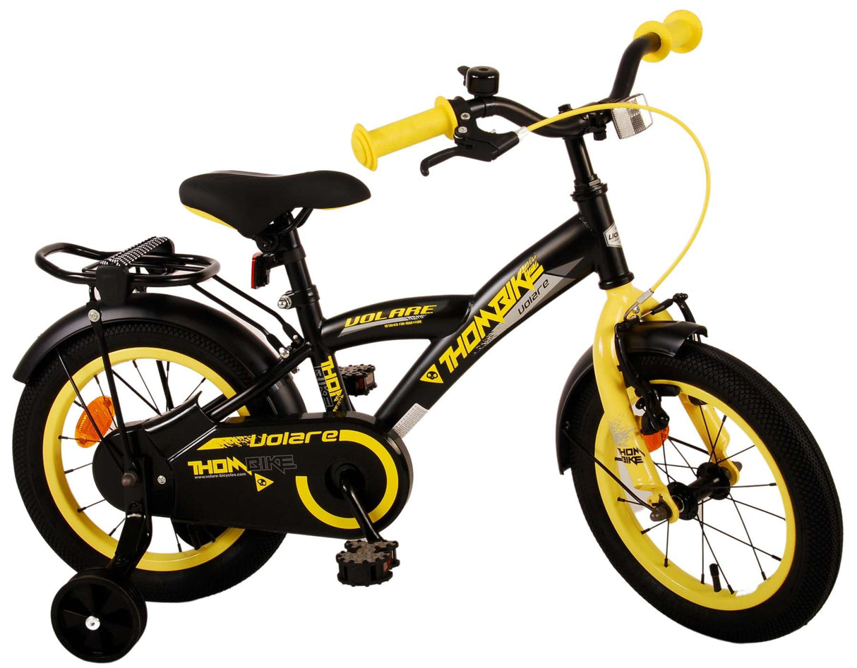 Dětské kolo Volare Thombike - chlapci - 14 palců - černá žlutá