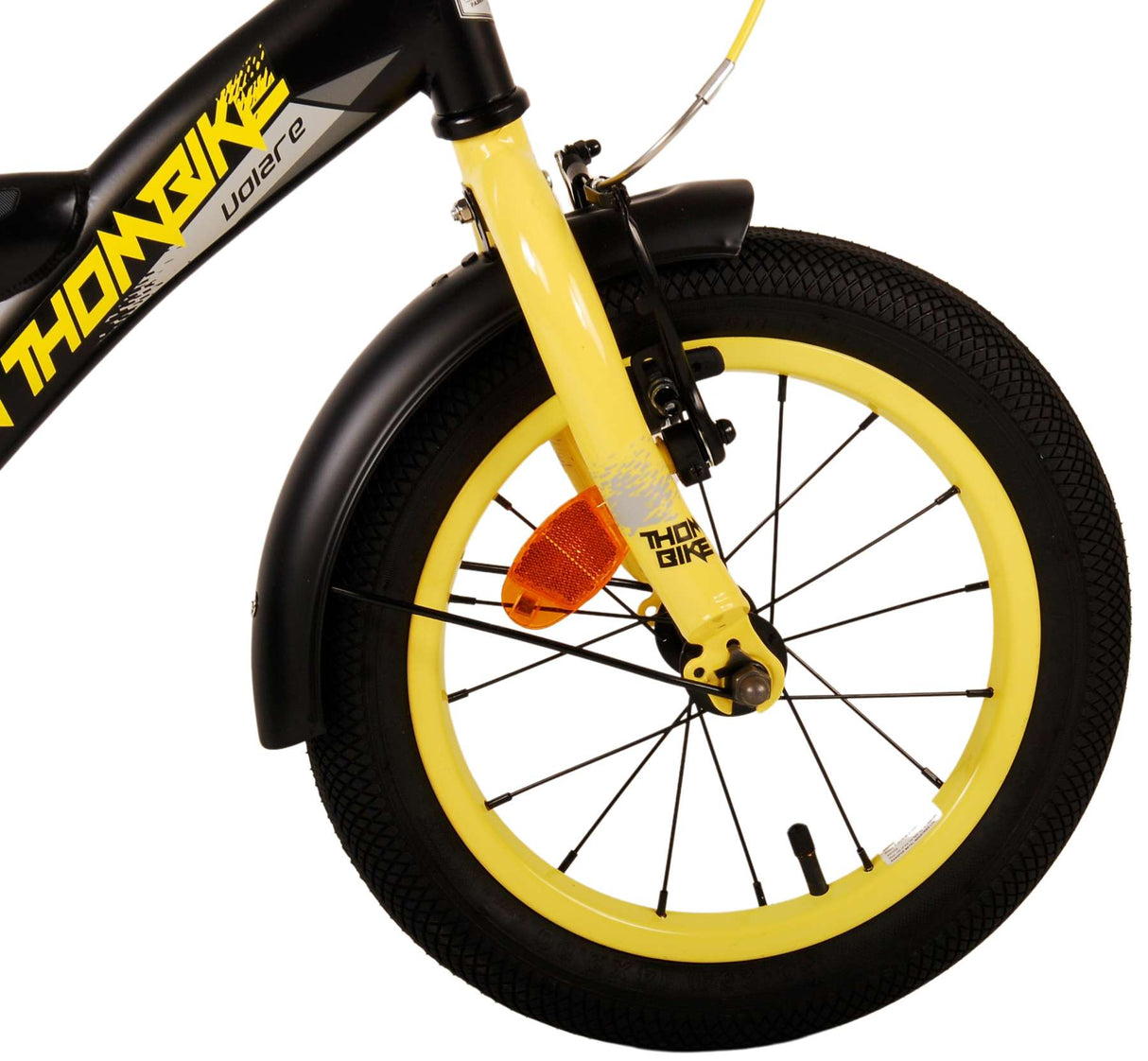 Dětské kolo Volare Thombike - chlapci - 14 palců - černá žlutá