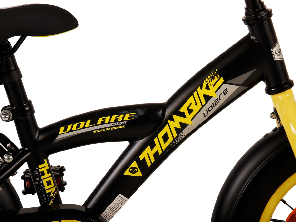 Dětské kolo Volare Thombike - chlapci - 14 palců - černá žlutá