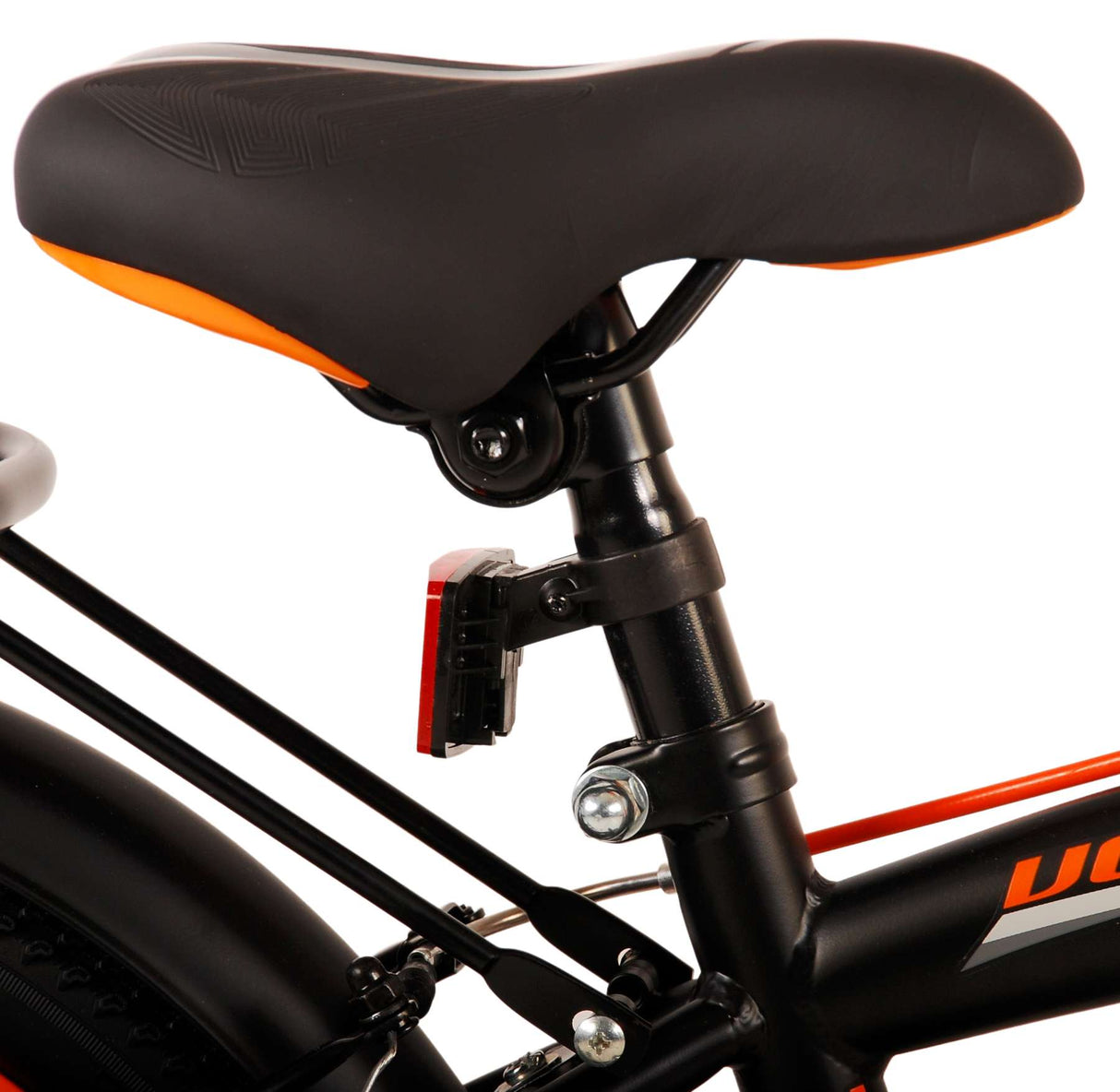 Volare Thombike Dziecięcy chłopcy 16 cali Czarne pomarańczowe dwa hamulce ręczne