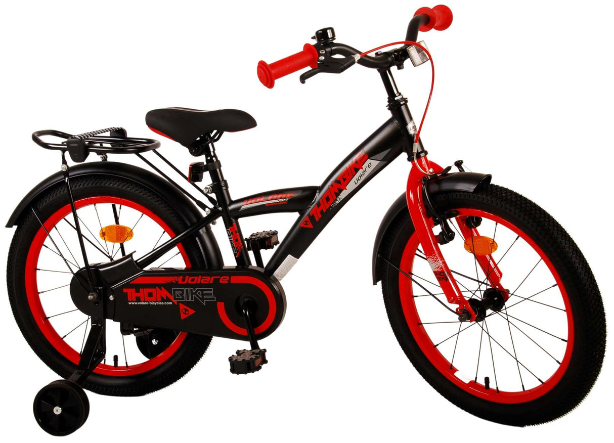 Dětské kolo Volare Thombike - chlapci - 18 palců - černá červená
