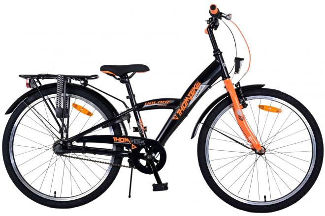Volare thbike per bambini ragazzi per bambini arancione nero da 24 pollici 3 marce