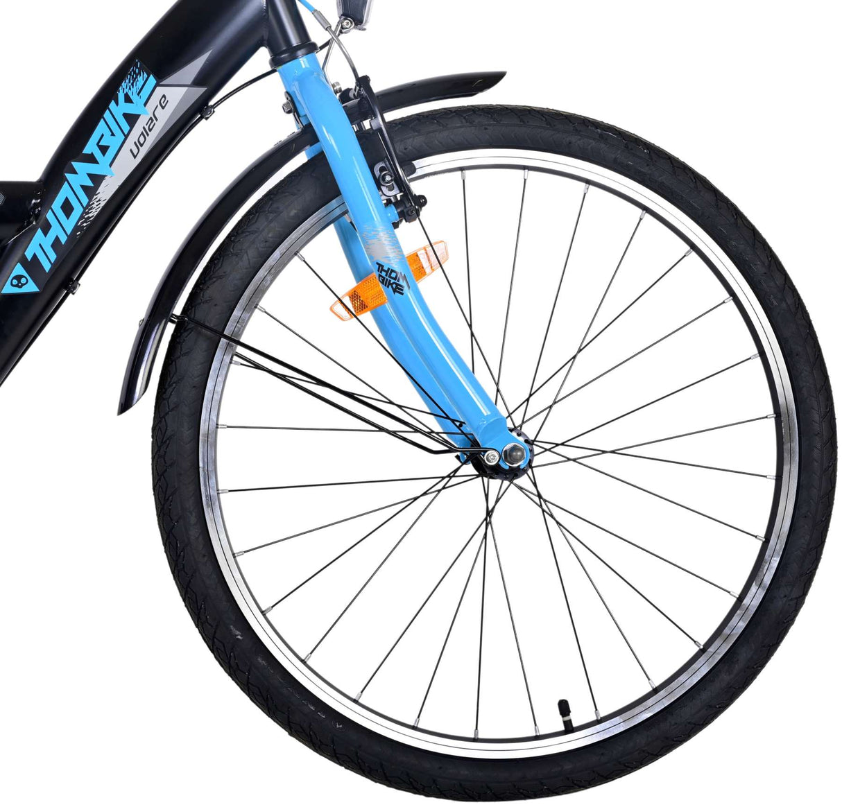 Dětská kolo Volare Thombike - Boys - 24 palce - Black Blue - 3 Gears