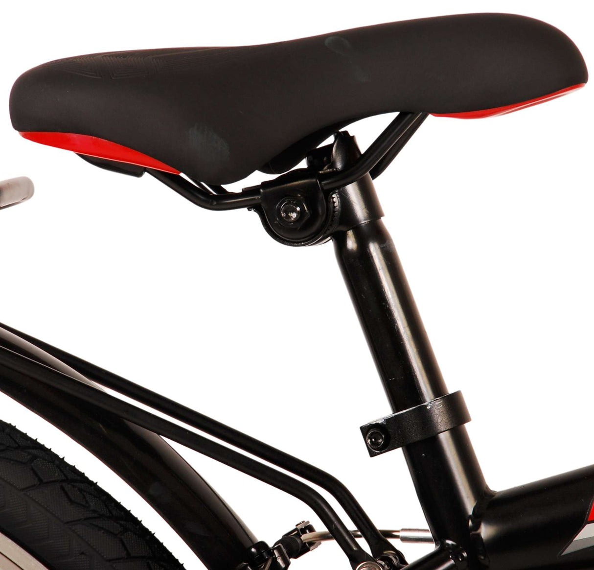 Volare thombike per bambini per bambini da 24 pollici freni a due mani rosse nera