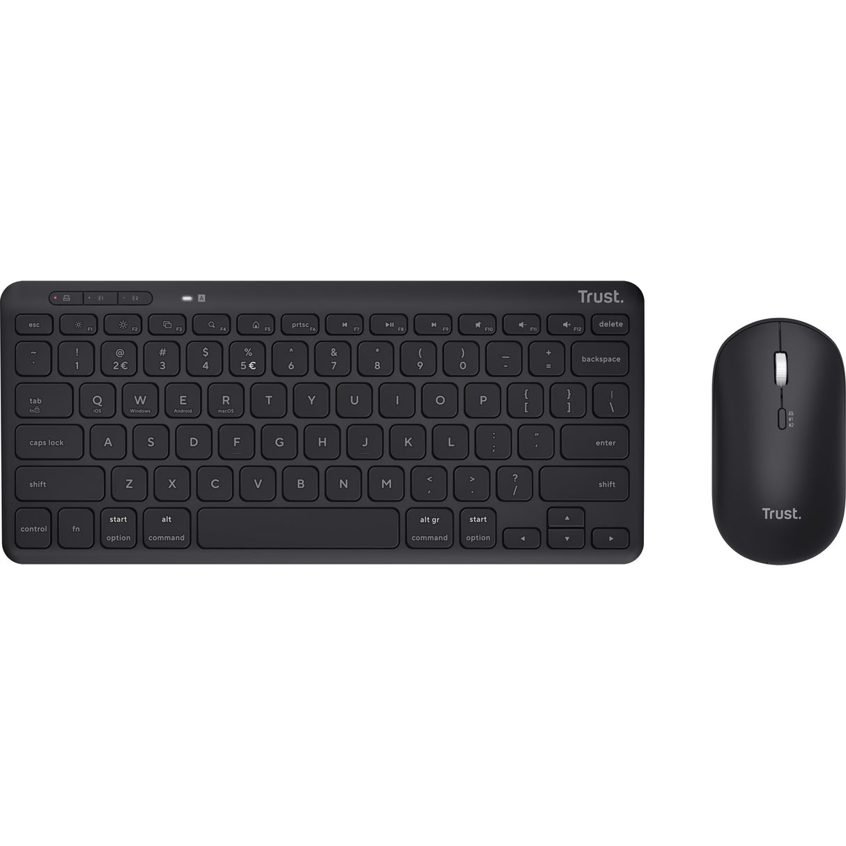 Trust Lyra Multi-Device Wireless Keyboard Mouse