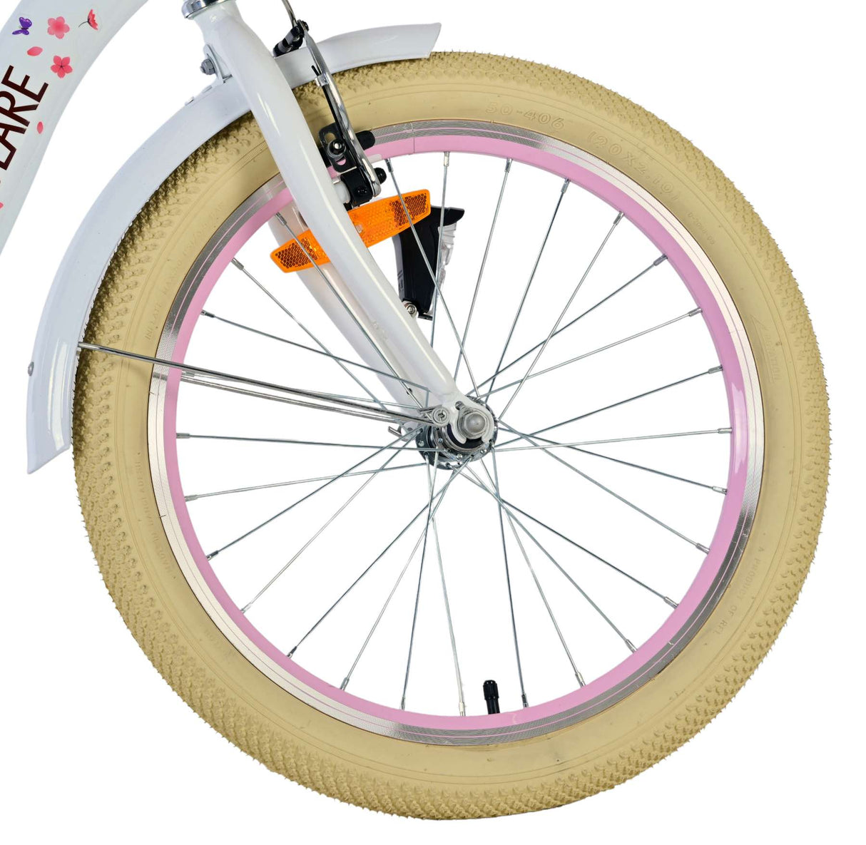 BICYCLE BAMBINI VOLARE BLOSSOM - Girls - 20 pollici - BIANCO