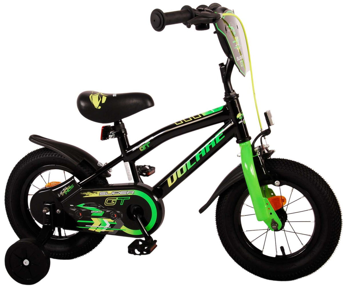 Volare Super GT Children's Bike - pojkar - 12 tum - grön