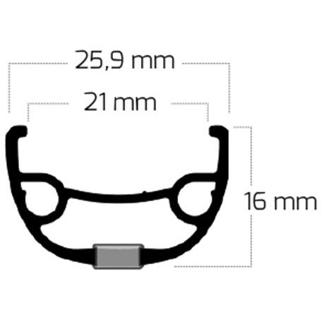 Shimano Achterwiel Rival 21-584 Disque noir QR 10V