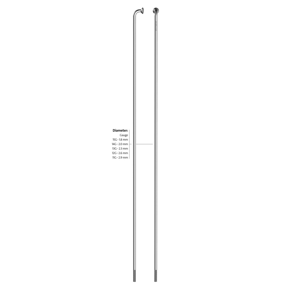 Spake 286-13 SAPIM -ledare Ø2.33mm FG 2.6 - Rostfritt stål (100 stycken)