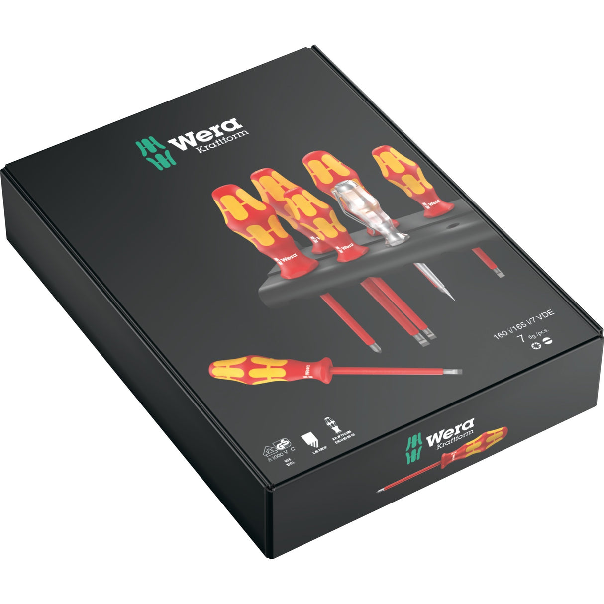 Wera 160 I 165 I 7 SET SPRECTRIVER KRAFTFORM PLUS S