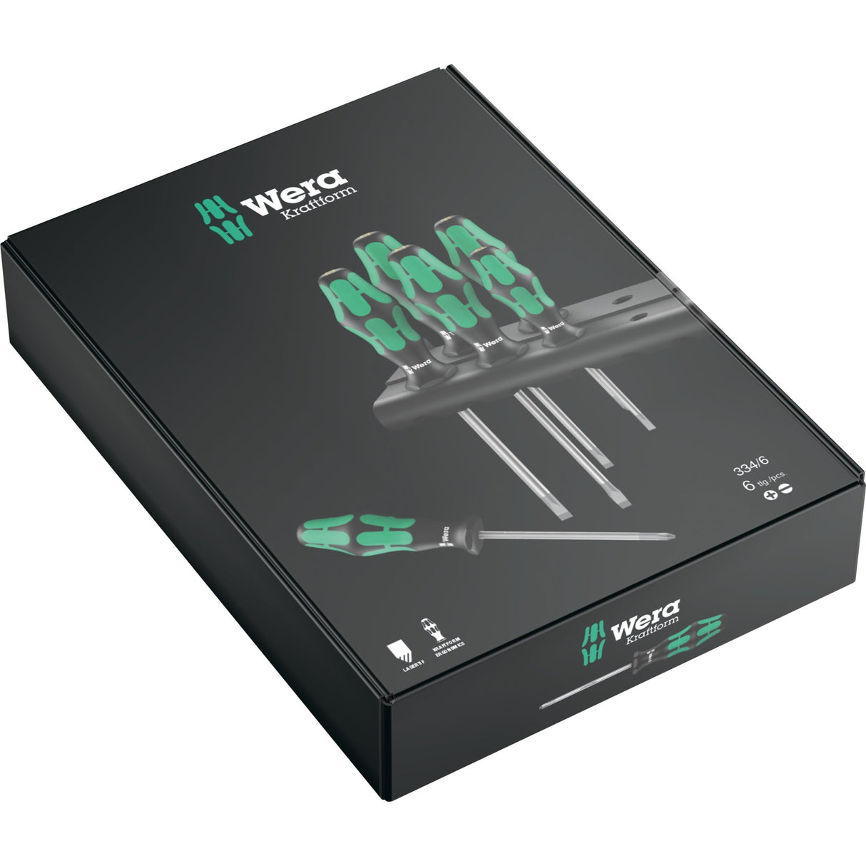 Wera 334 6 Screwdriver set Kraftform Plus
