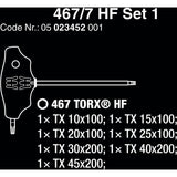 Torx T-Grip del cacciavite Wera Set Torx