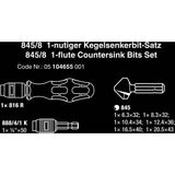Wera 845 8 Galvanning Bit-set, 8-delt
