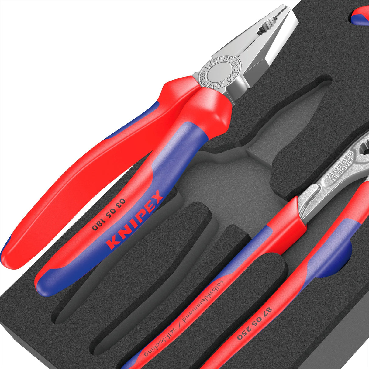 Inserto de espuma WERA 9780 con Knipex Tangen SE