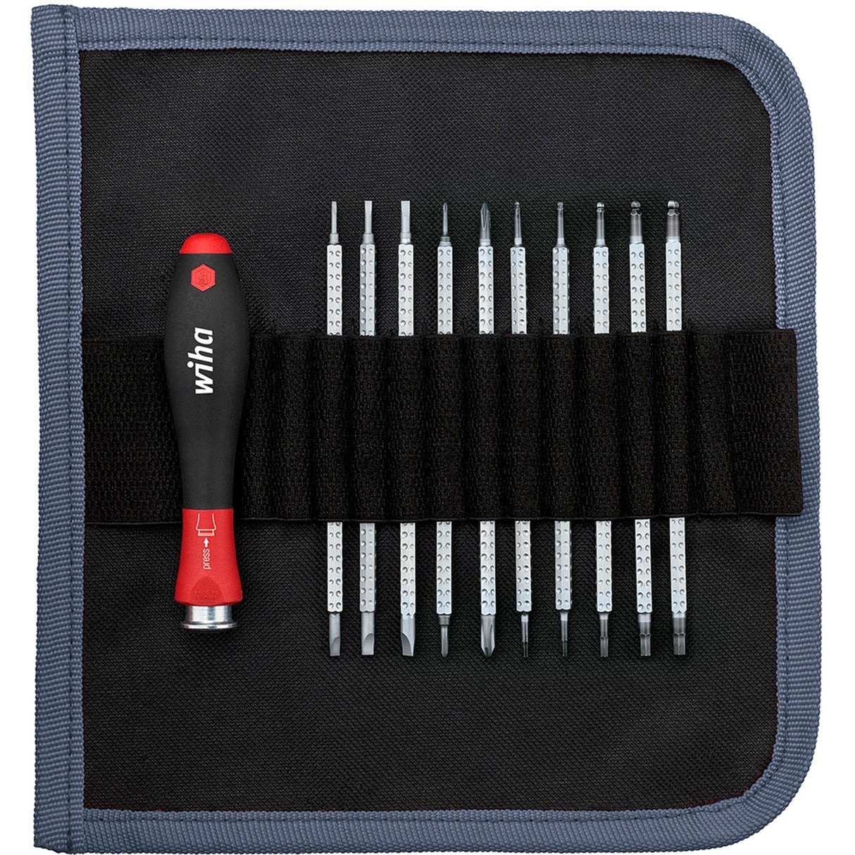 Wiha Schrauwen mat System 4 Ännerung Schaft Set,