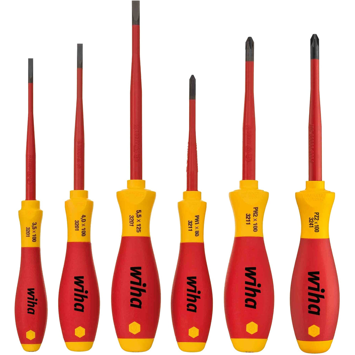 Wiha Schrauwen Set Softfinish Elektresch Slimfix