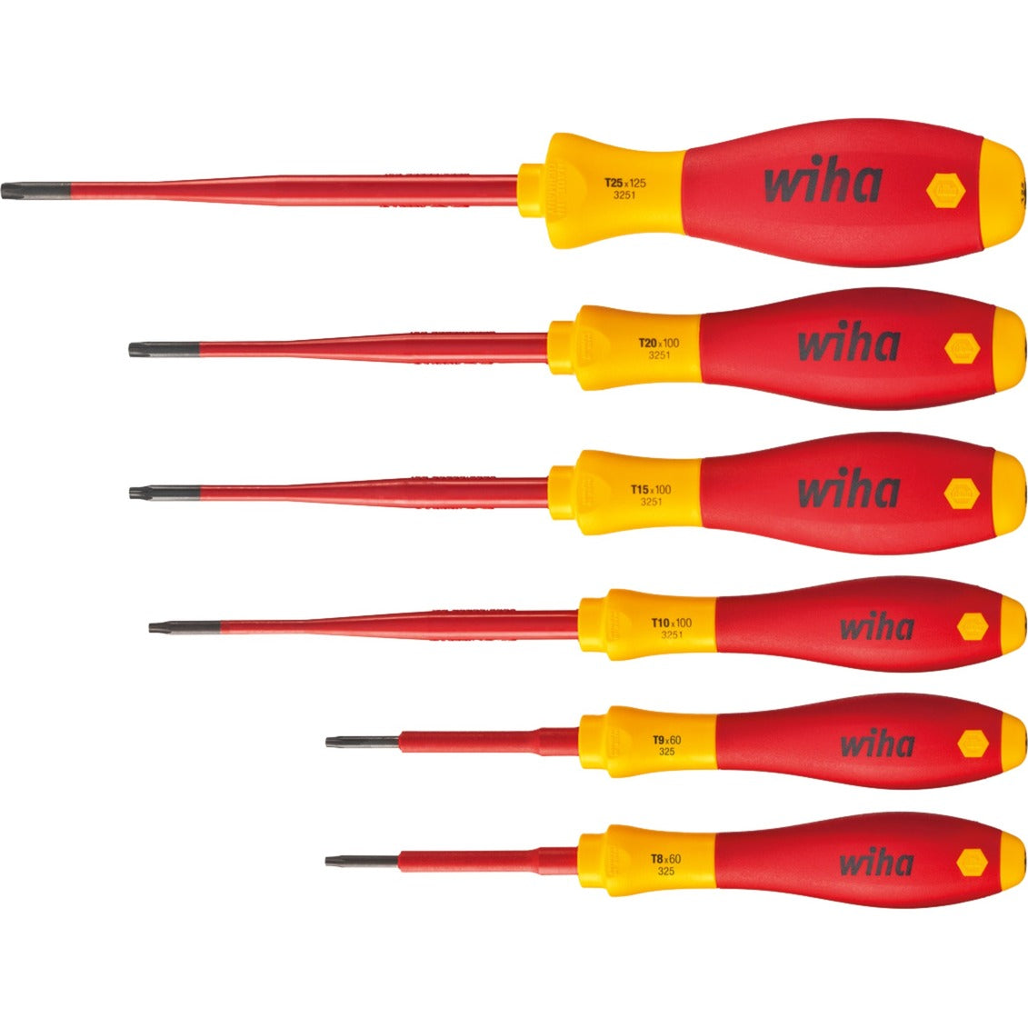 Wiha Schrauwen Set Softfinish Elektresch Slimfix
