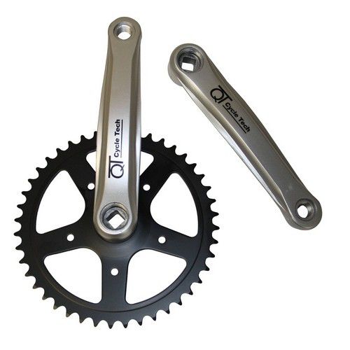 QtCychectech Qt Cycle Tech Costo de manivela 44 TODS 170 mm 1 8 + 3 32 Acero 0702779