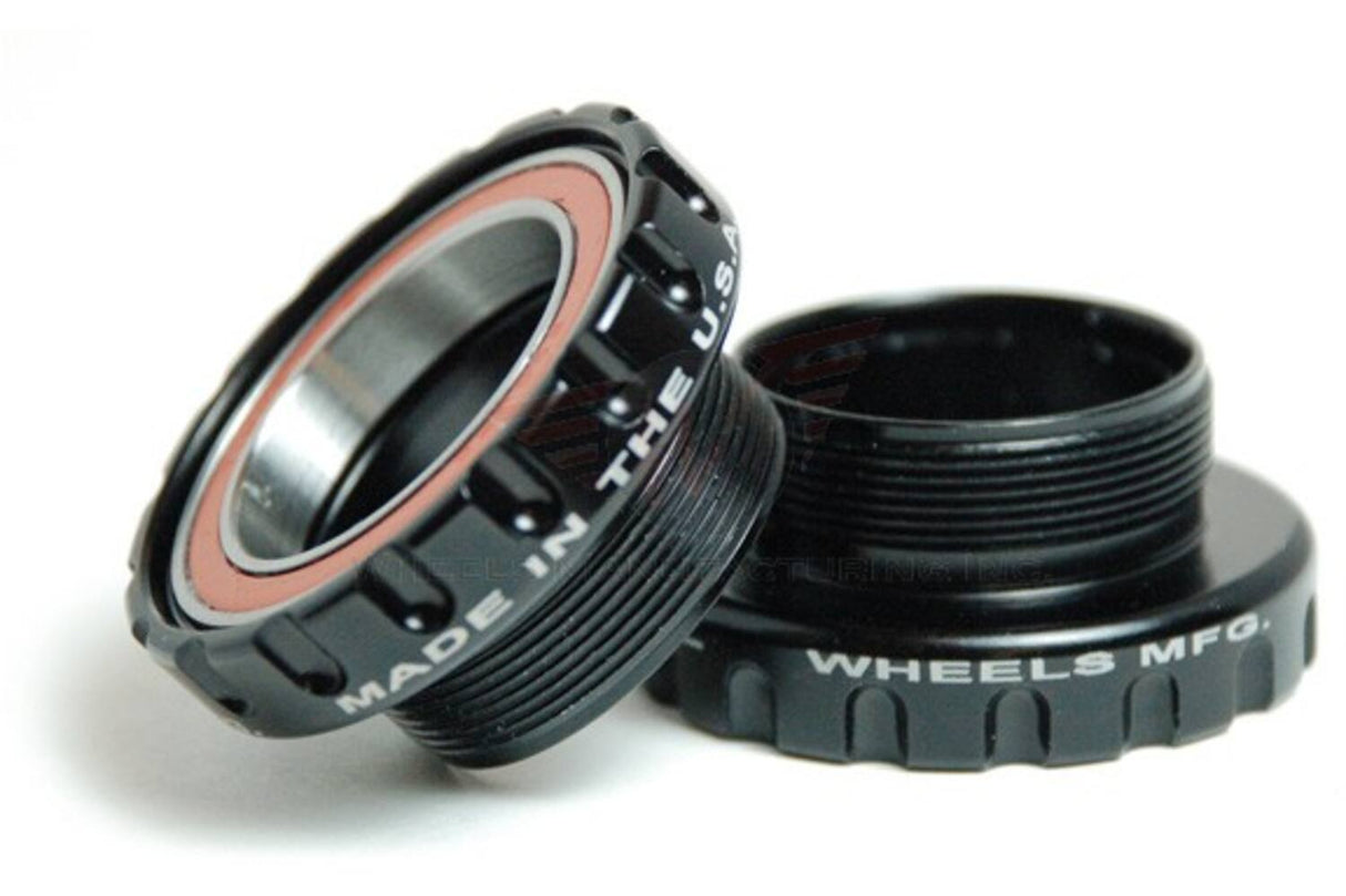 Hjul fremstillingshjul MFG bundbeslag 30 mm krumtap ACB sort