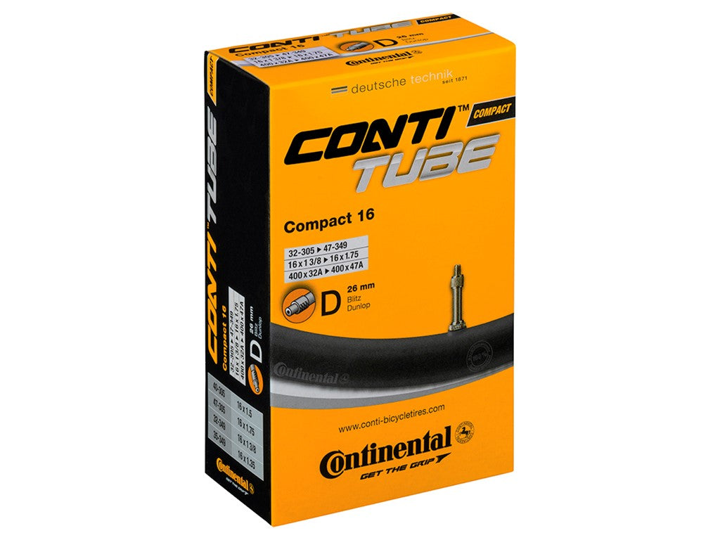 Continental Wewnętrzna rurka DV3 Zakresowy 16 cali 32 47-305 349 DV 26 mm