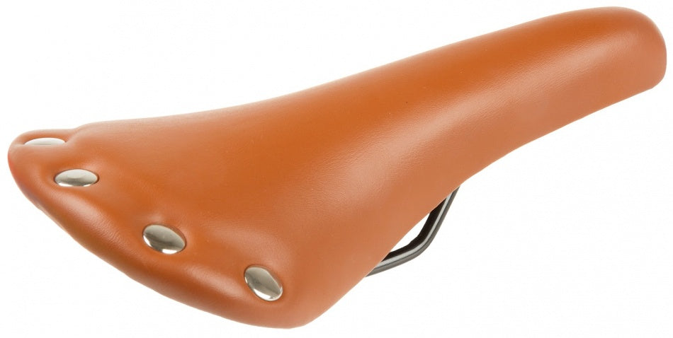 Rivet dirko sedlo unisex imitacija usnja rjava