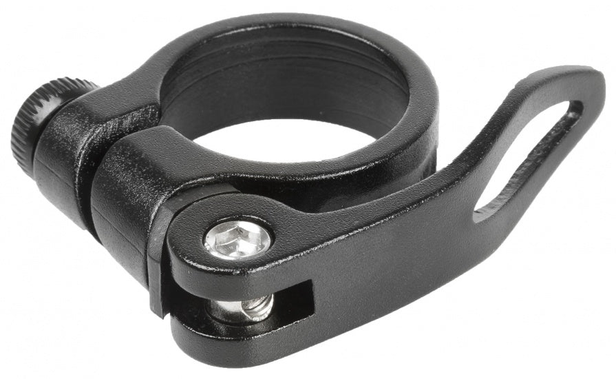 Clip PAP de siège M-Wave avec noir de 31,8 mm en aluminium noir