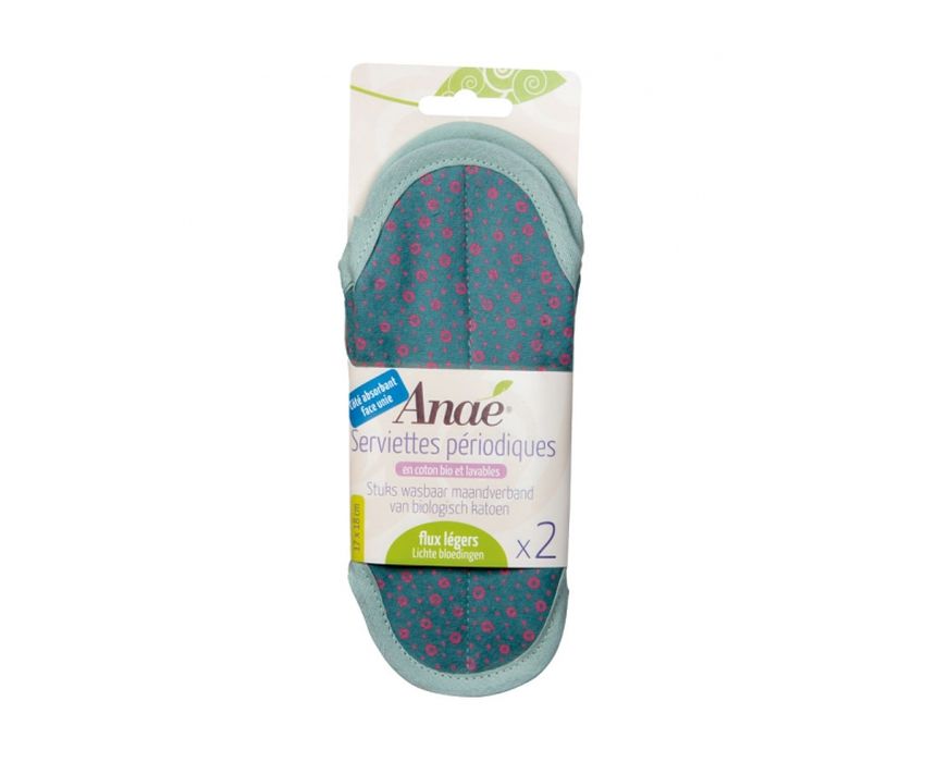 Anae Washable Hupone sanitaria Mini 2 PC. Círculos de toallas