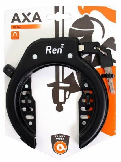 Axa Ren2 Steel Slothuis 61mm sort