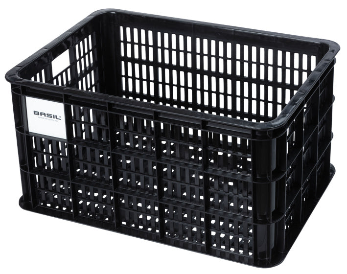 Basil Fietskrat L - Large - 40 litri - Nero