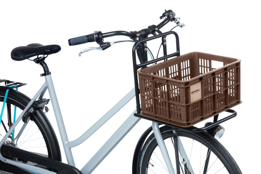 Basil Fietskrat S - Small - 17,5 litrů - hnědá
