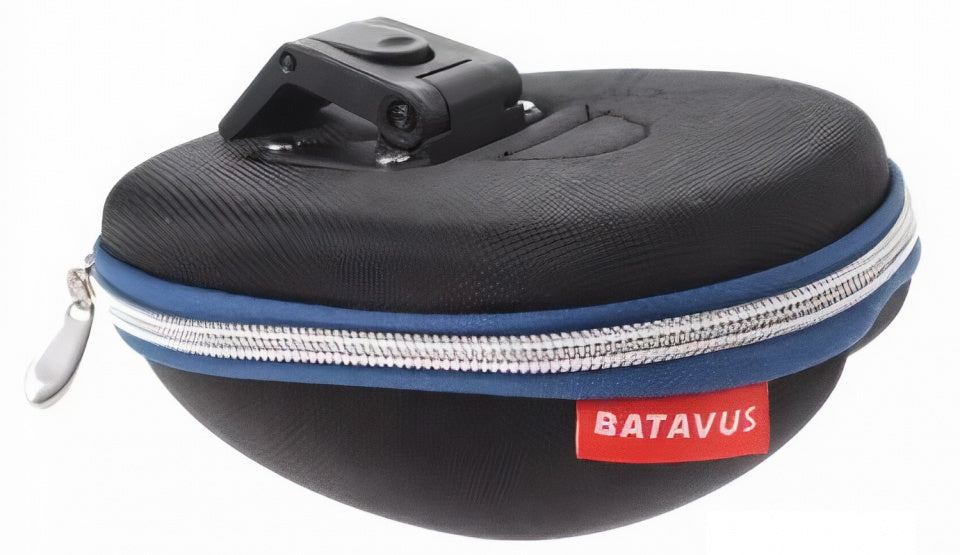 Sac de selle batavus avec contenu klick 1,3 litres bleu noir