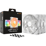 ¡Tranquilizarse! Ligero LX 140 mm PWM Triple Pack White