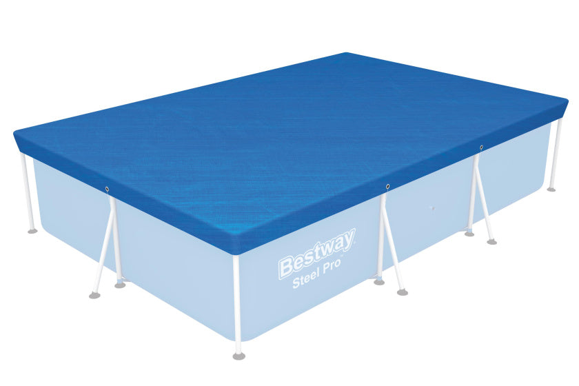 Bestway Stahlabdeckung Rechteck Rechteck 221 Blau
