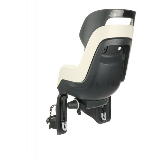 Bobike child seat behind Maxi Go carrier confirmation Creme