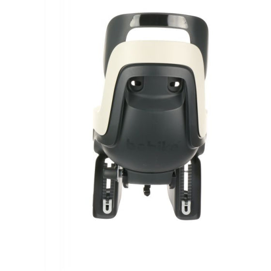Bobike child seat behind Maxi Go carrier confirmation Creme