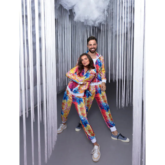 Boland Disco Dude Track Situit Men Tamaño multicolor XL