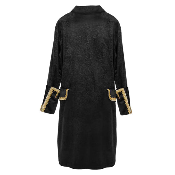 Giacca pirata Boland uomini in poliestere in oro nero XL (54)