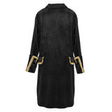 Giacca pirata Boland uomini in poliestere in oro nero XL (54)