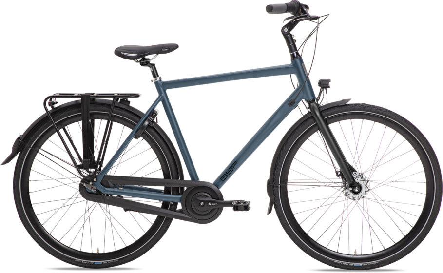 BSP Voyager Aluminium Frame 28 Inch 56 cm menn 7V Rollerbrake Sky Blue