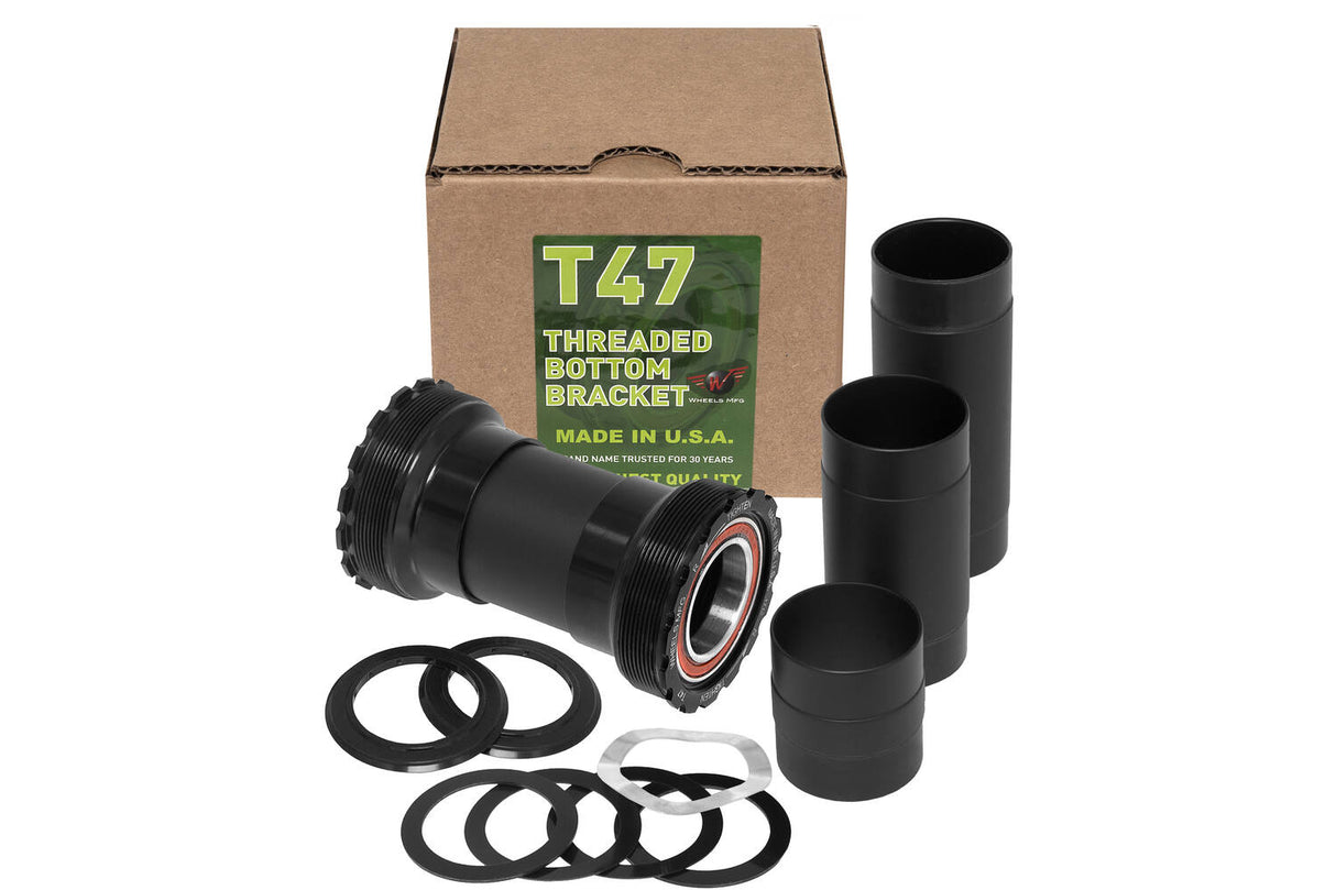 Kola výroba kol mfg spodní podprsenky T47 SRAM 22 24 mm acb černá