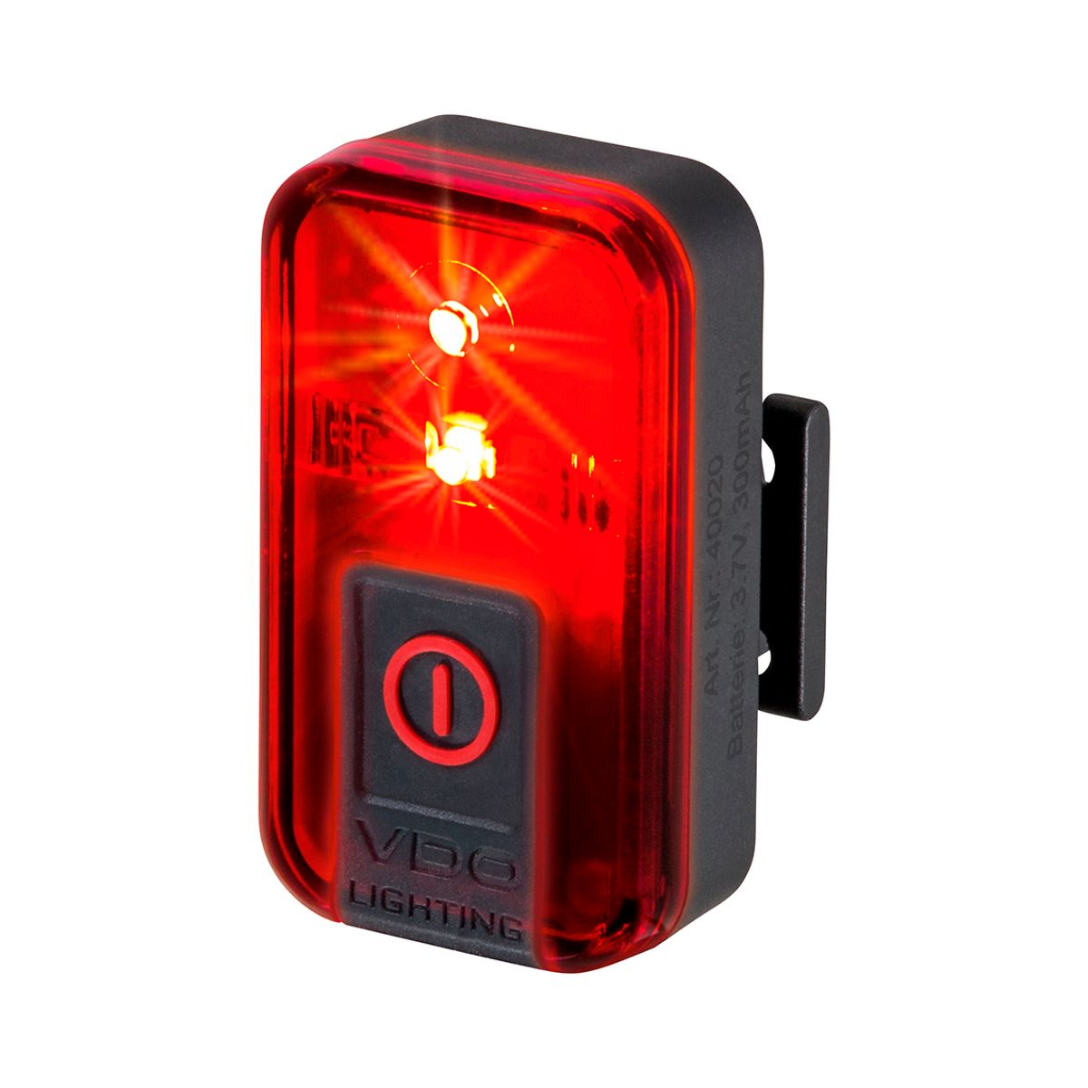 VDO Eco Light Red RL USB Zadní světlo Li-On baterie