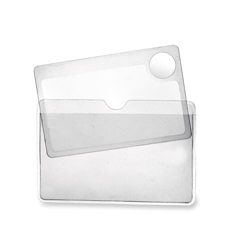 Carson Zakloep WM-01 2.5X Format CreditCard Loupe z 6x Spot obiektyw