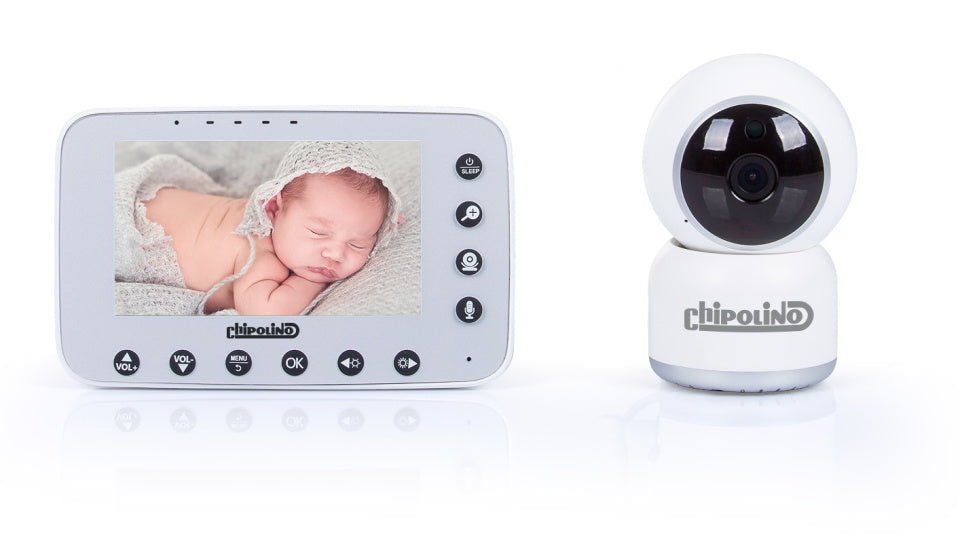 Chipolino Atlas Babyfoon With Camera 4.3 LCD-Display Baby Monitor