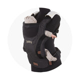 Chipolino Bobby Ergonomic Baby Carrier con cappuccio ebano