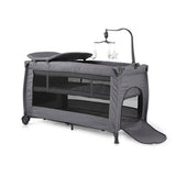 Chipolino Bella Folding Camp Bed With Changing Pad Granite