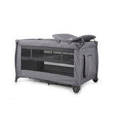 Chipolino Bella Folding Camp Bed With Changing Pad Granite
